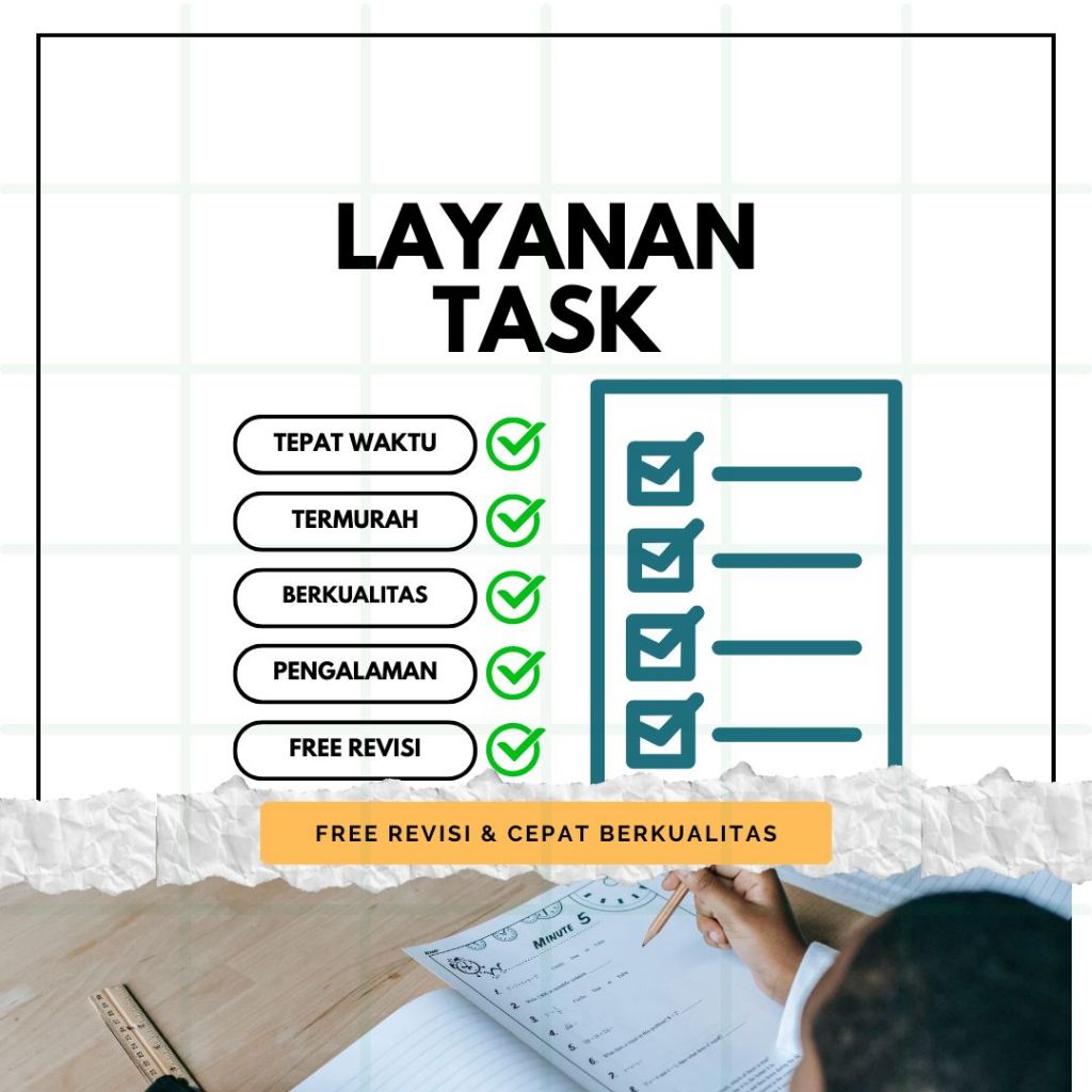 Layanan Penyusunan & Editing Tugas Kuliah – Makalah, Proposal, Artikel, PPT, Laporan, Format Word Ra