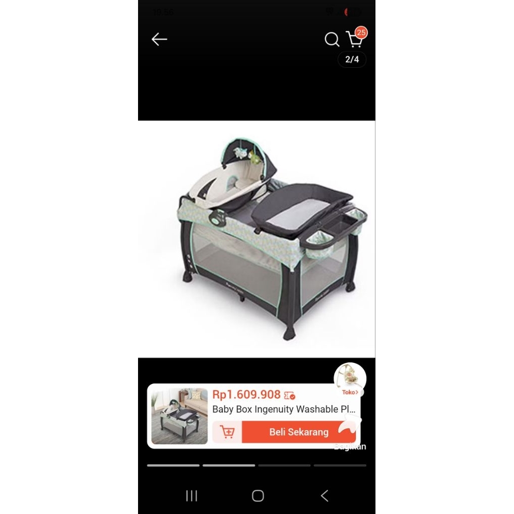 Baby Box Ingenuity Washable Playard Deluxe With Dream Centre Emerson 60286