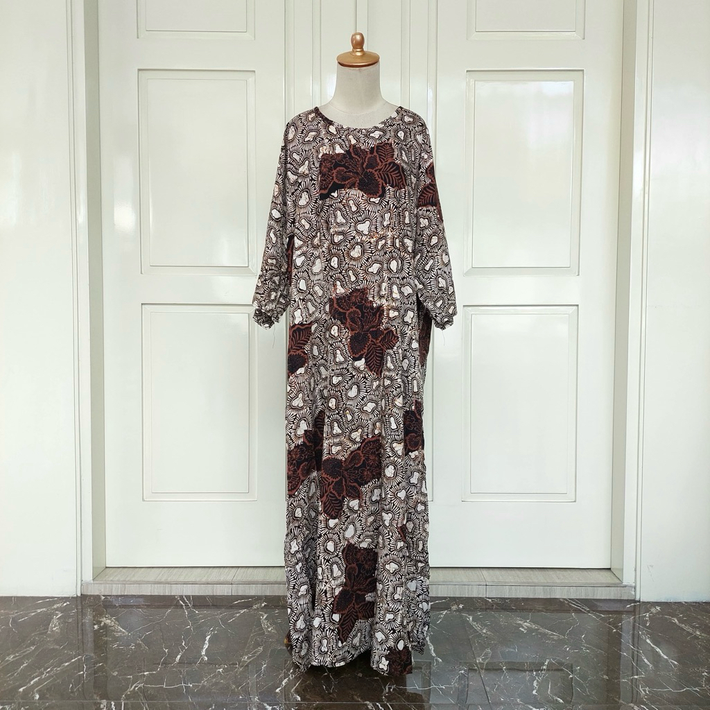 (Daster Luza) Longdress Lowo Jumbo by Batik Luza Pekalongan