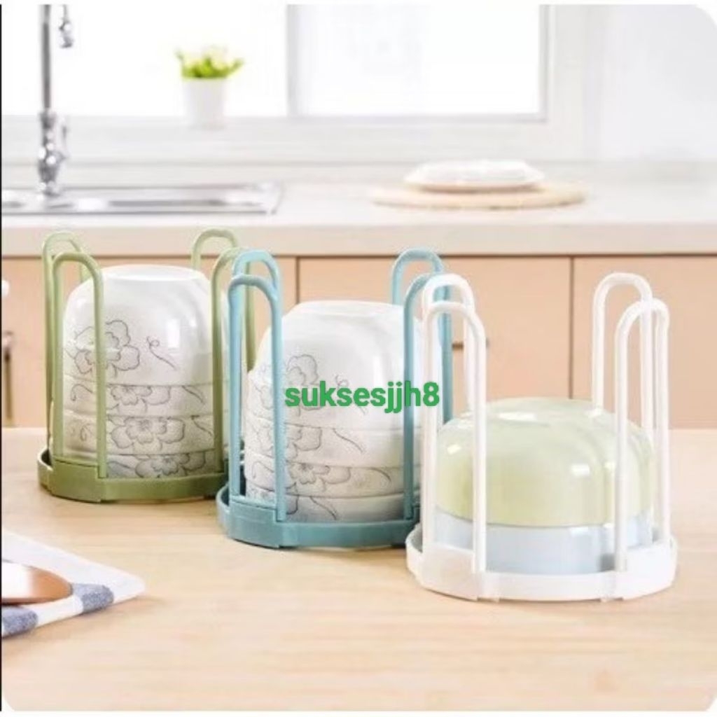 Rak pengering mangkok plastik/rak susun mangkok/Rak mangkok