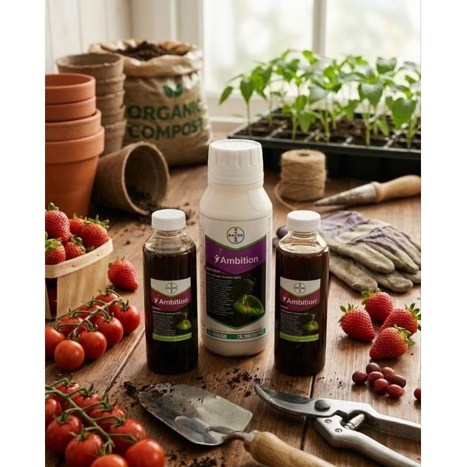 Ambition Bayer 250ml Repack (kualitas original) - Nutrisi Pemulih Tanaman Stress & Layu