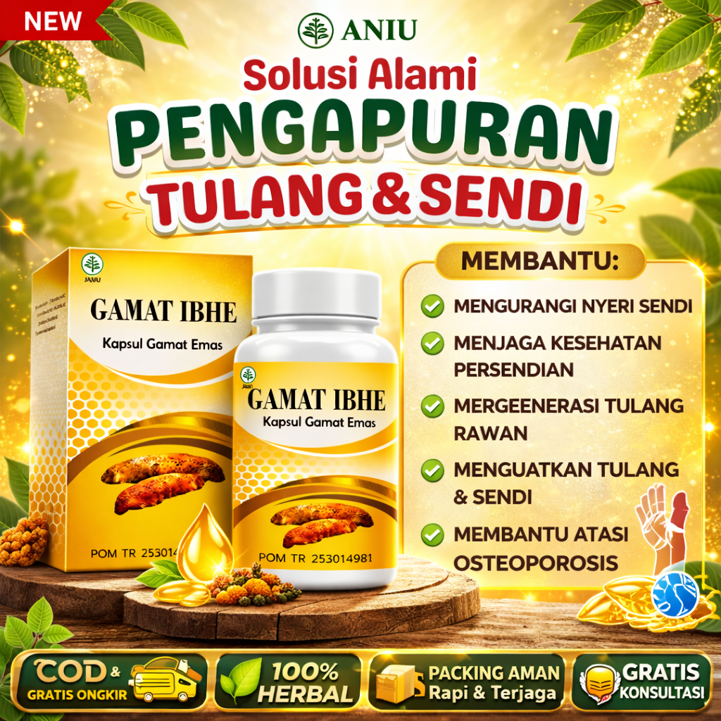Obat Pengapuran Tulang Dan Sendi Paling Ampuh, Minyak Pelumas Tulang Sendi Lutut, Penambah Kalsium, 
