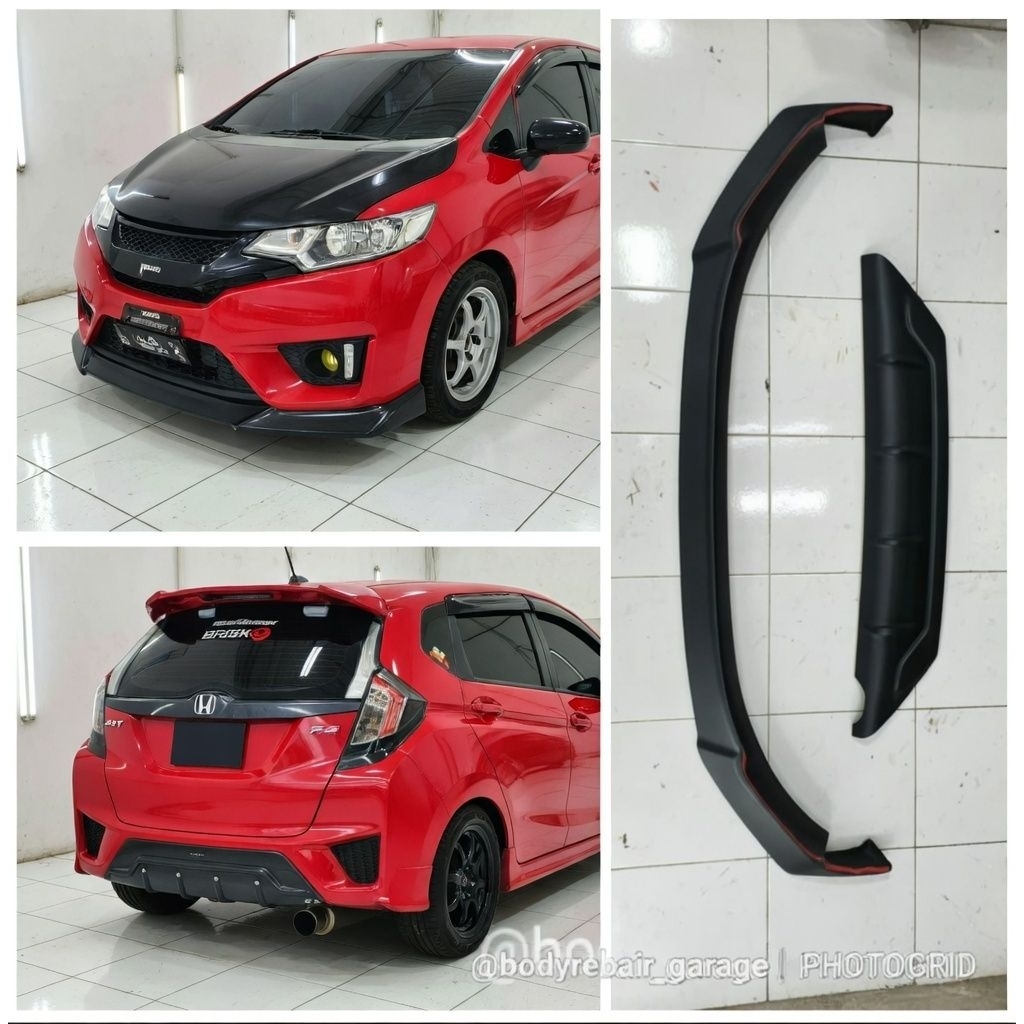 Front lips dan diffuser honda jazz gk5 nobless
