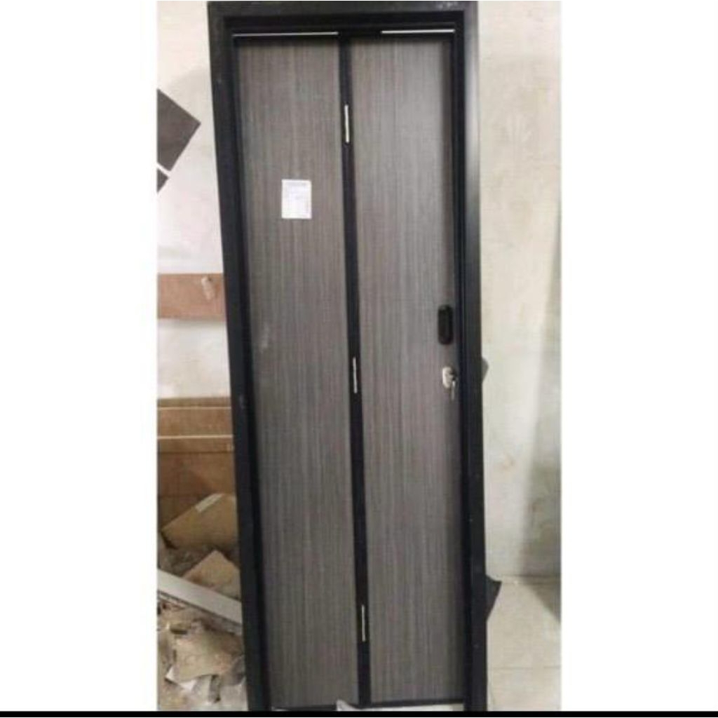 Pintu lipat + packing kayu