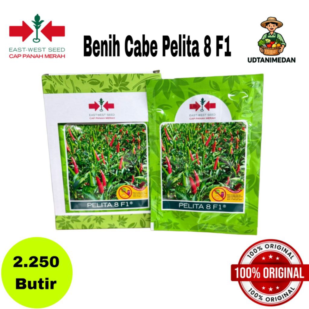 Benih Cabe Rawit Pelita 8 F1 isi 2250 butir