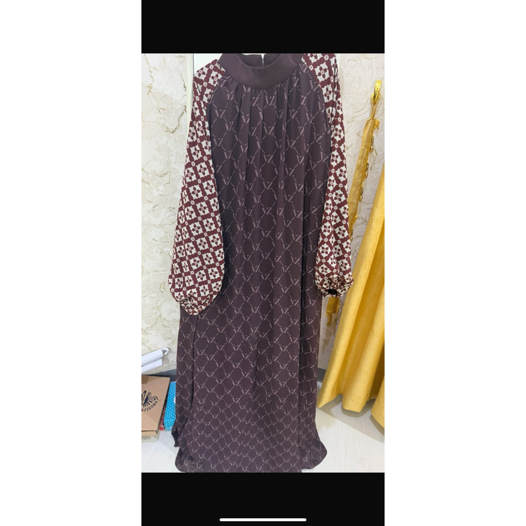 preloved dress vivi zubedi monogram vz