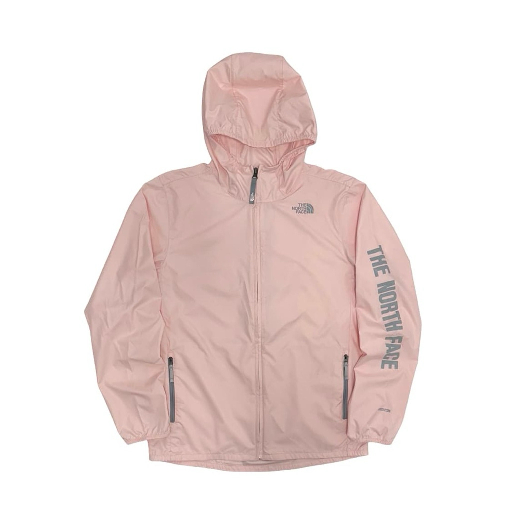 jeket Parasut runing running anti angin Flurry windwall windbreaker pink anak branded TNF The North 