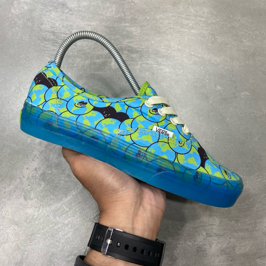 [Size 37] Vans Authentic OTW Gallery x Tyakasha Blue Spesial Edition Second Original Kondisi Seperti