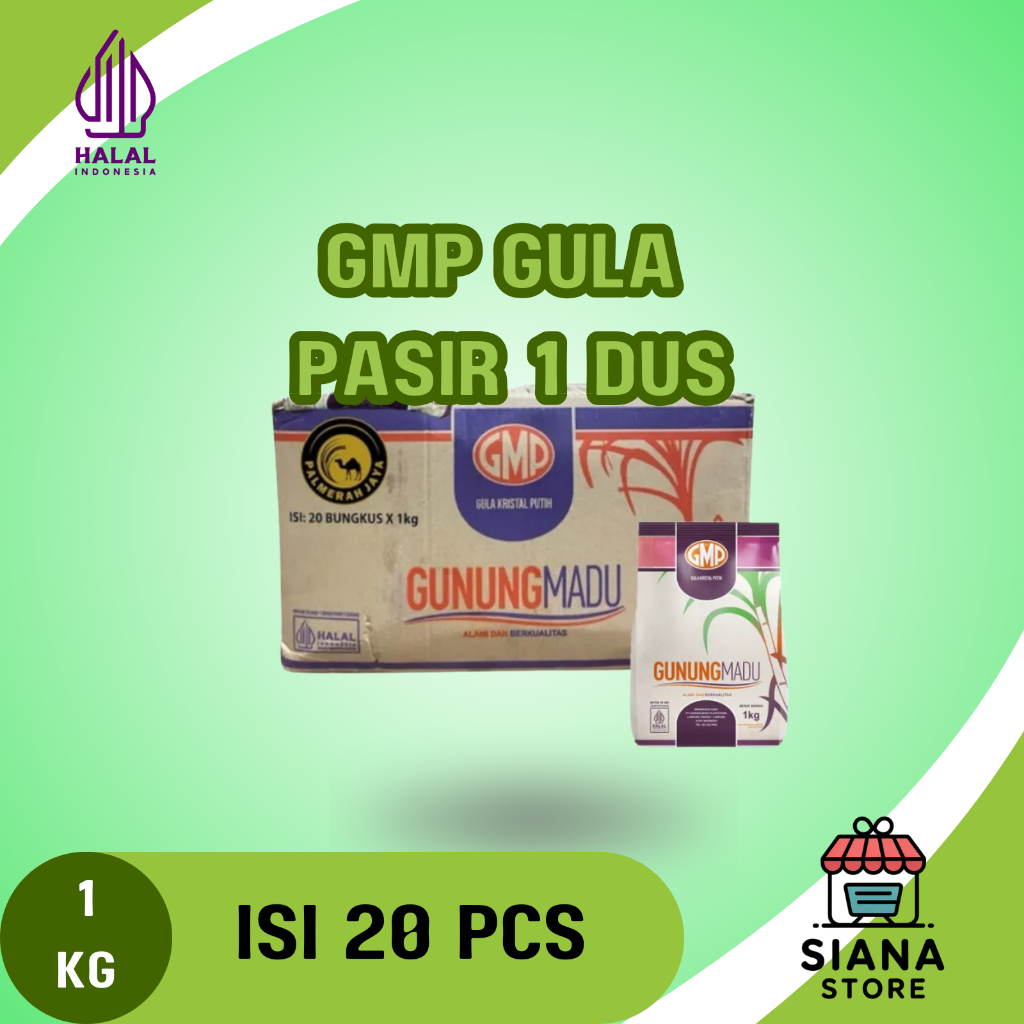 GMP Gula Pasir Putih Premium 1 Dus