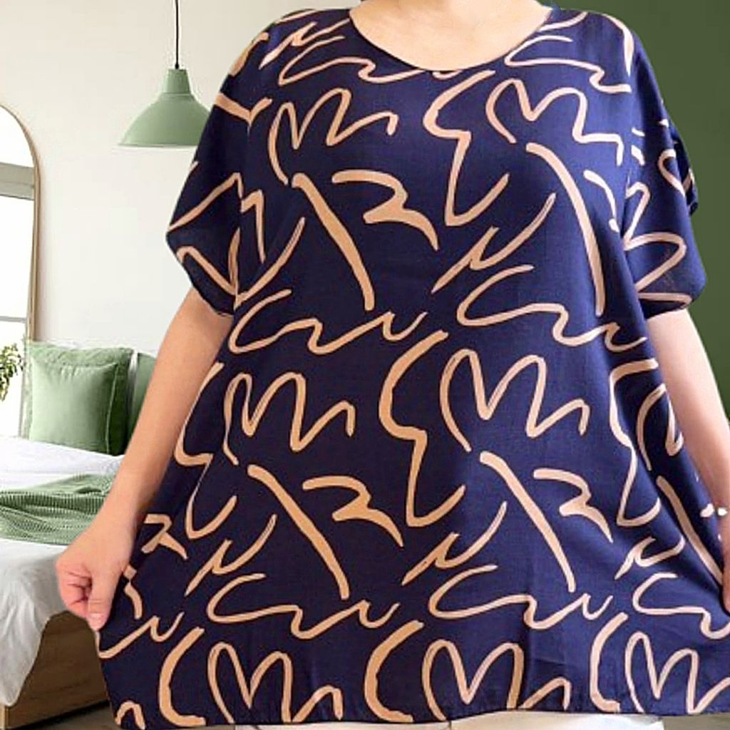 Baju bali jumbo wanita baju bali jumbo cewek baju bali wanita jumbo size XXXL jumbo baju santai jumb