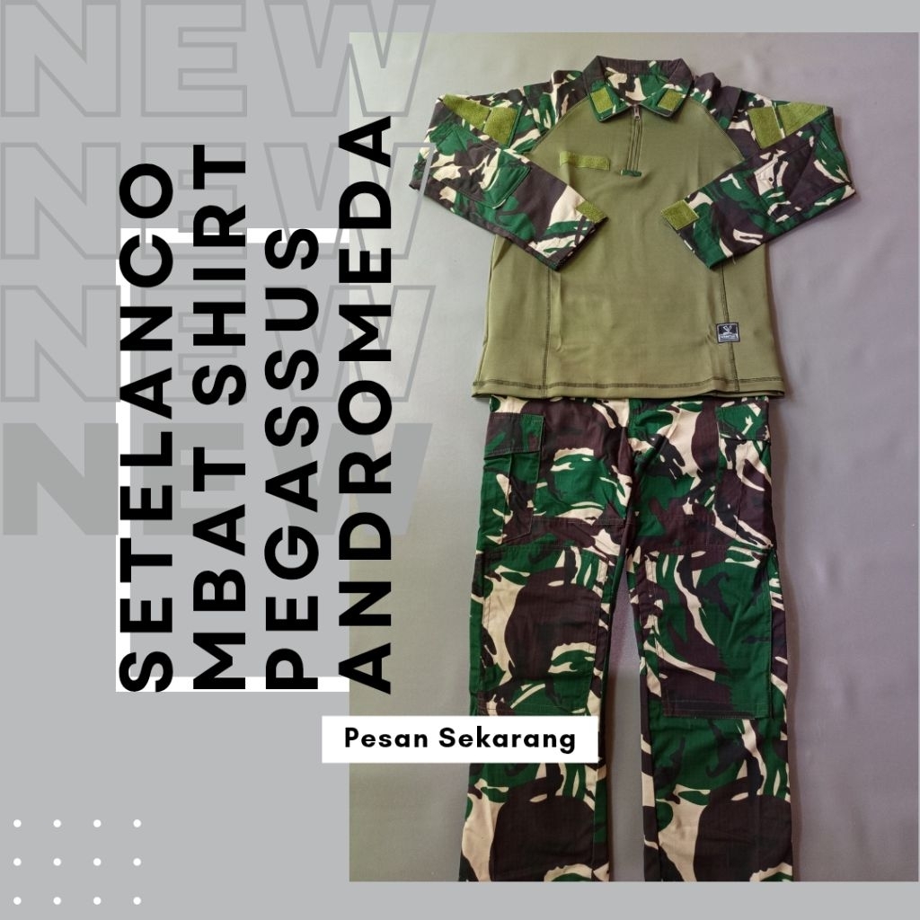 Baju dan Celana Setelan Tactical Combat Shirt Pegassus Andromeda 