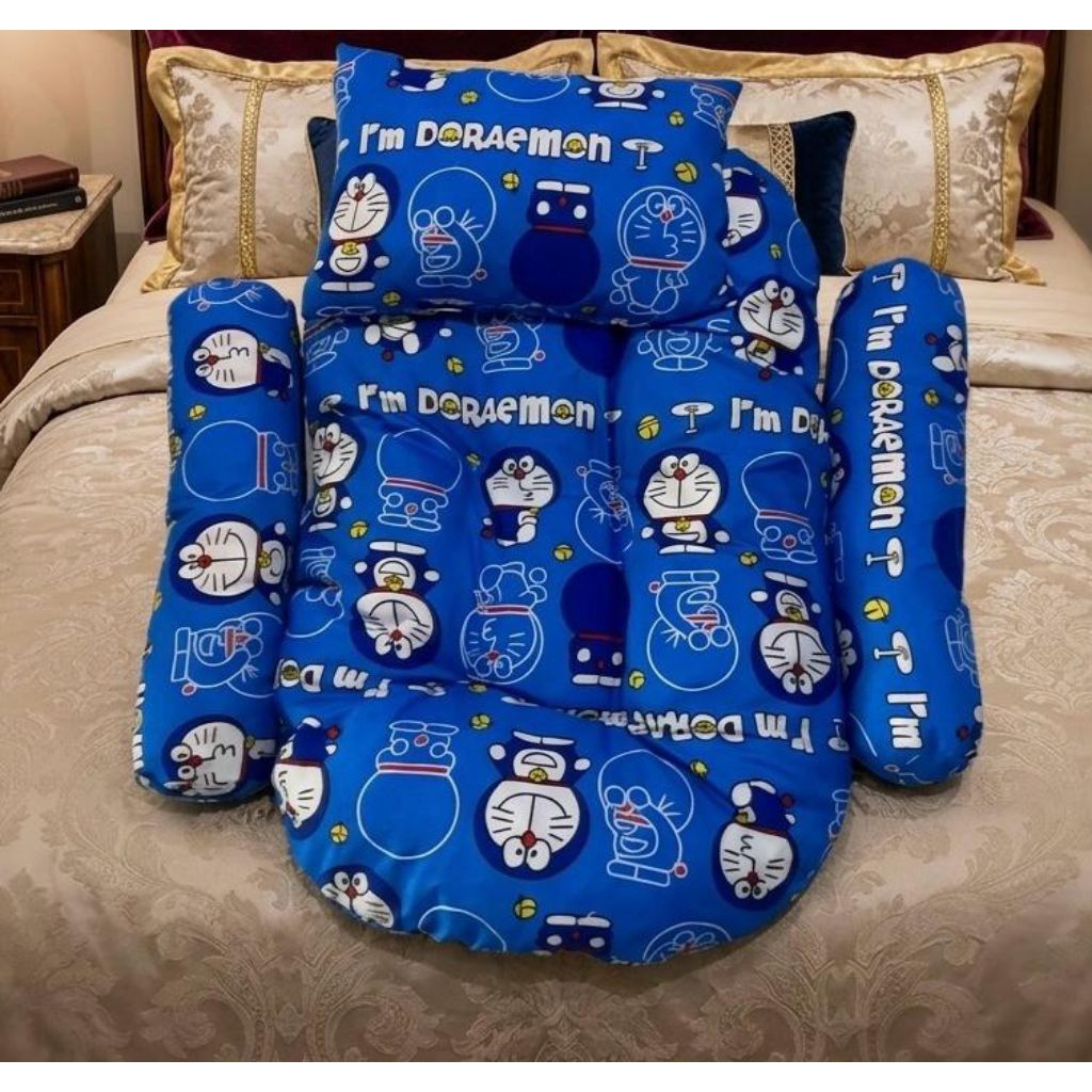 Ready Kasur Bayi / Kasur Lantai / Bantal Ayunan Rotan untuk Bayi Allsize Warna wari Campur