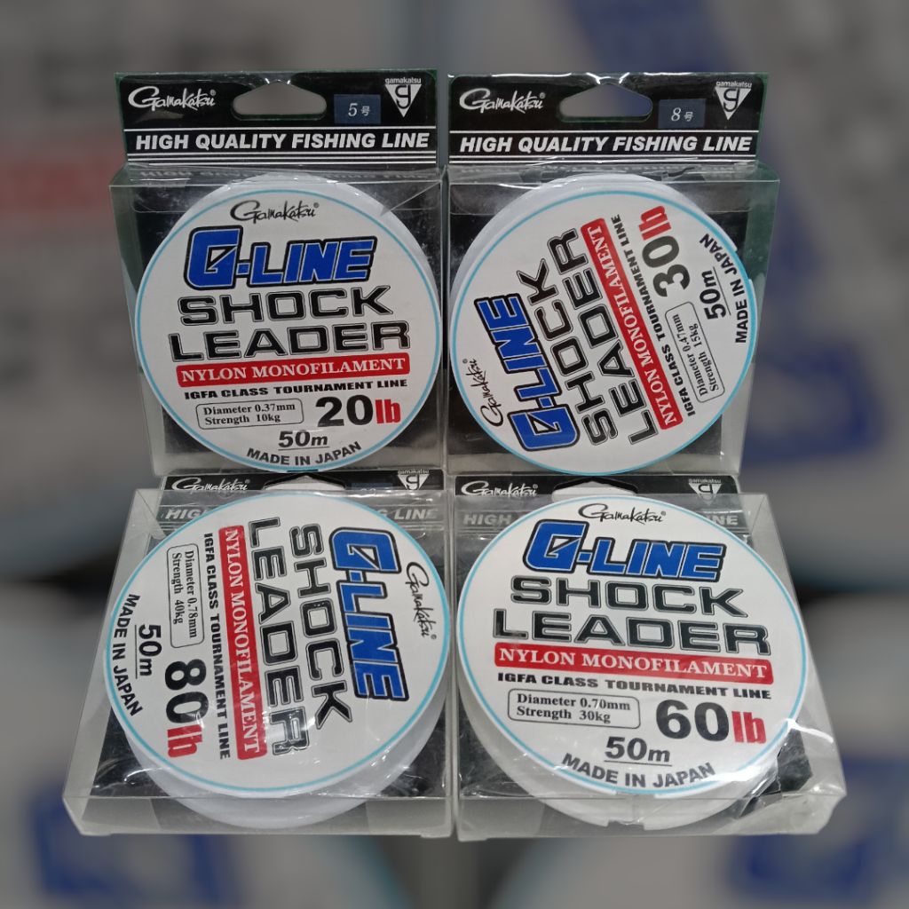 Senar pancing GAMAKATSU G-LINE SHOCK LEADER 50m.