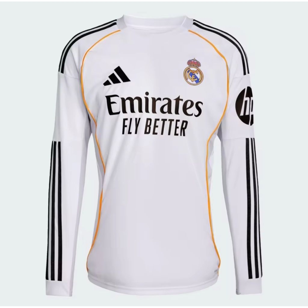 Jersey Original Real Madrid Home 2025/26 LongSleeve