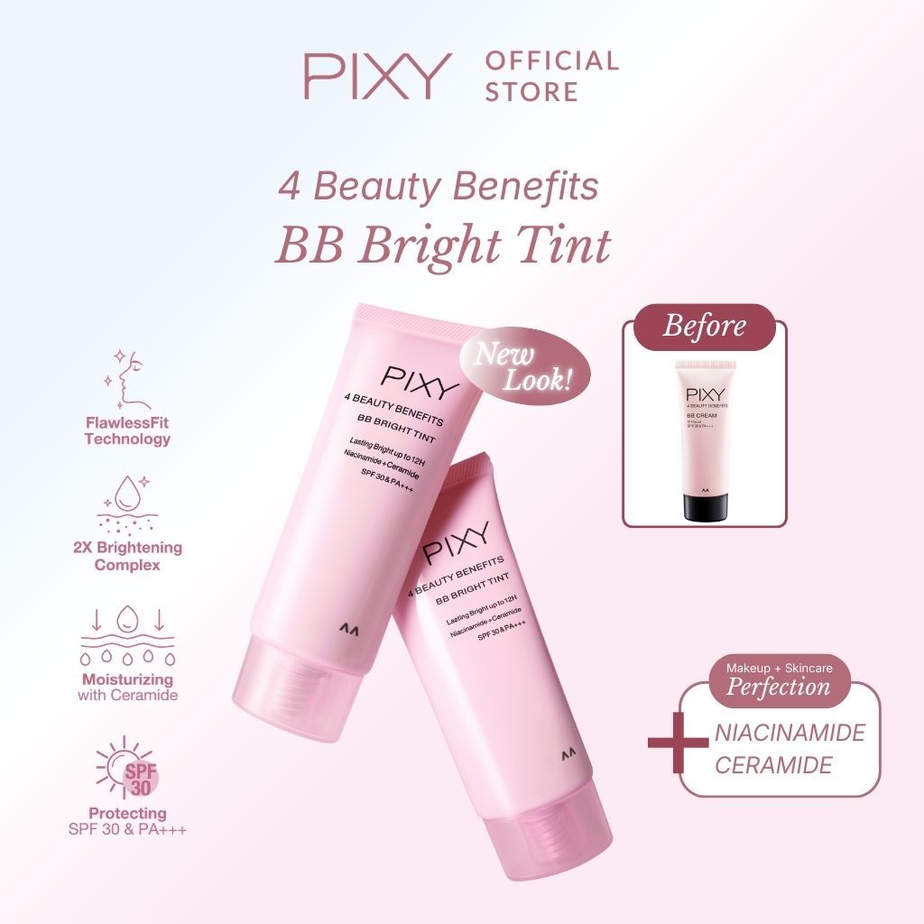 PIXY 4 Beauty Benefits BB Bright Tint 202N Ochre ( BB Cream 01 Ochre )