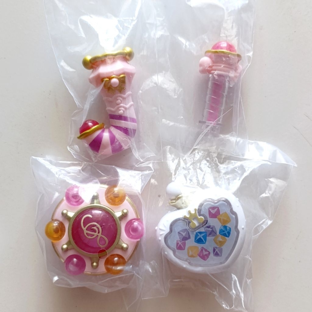 Magical Doremi Ojamajo Trinkets Gashapon Miniature Light Collection - Cologne Tap, Parara Tap, Sweet