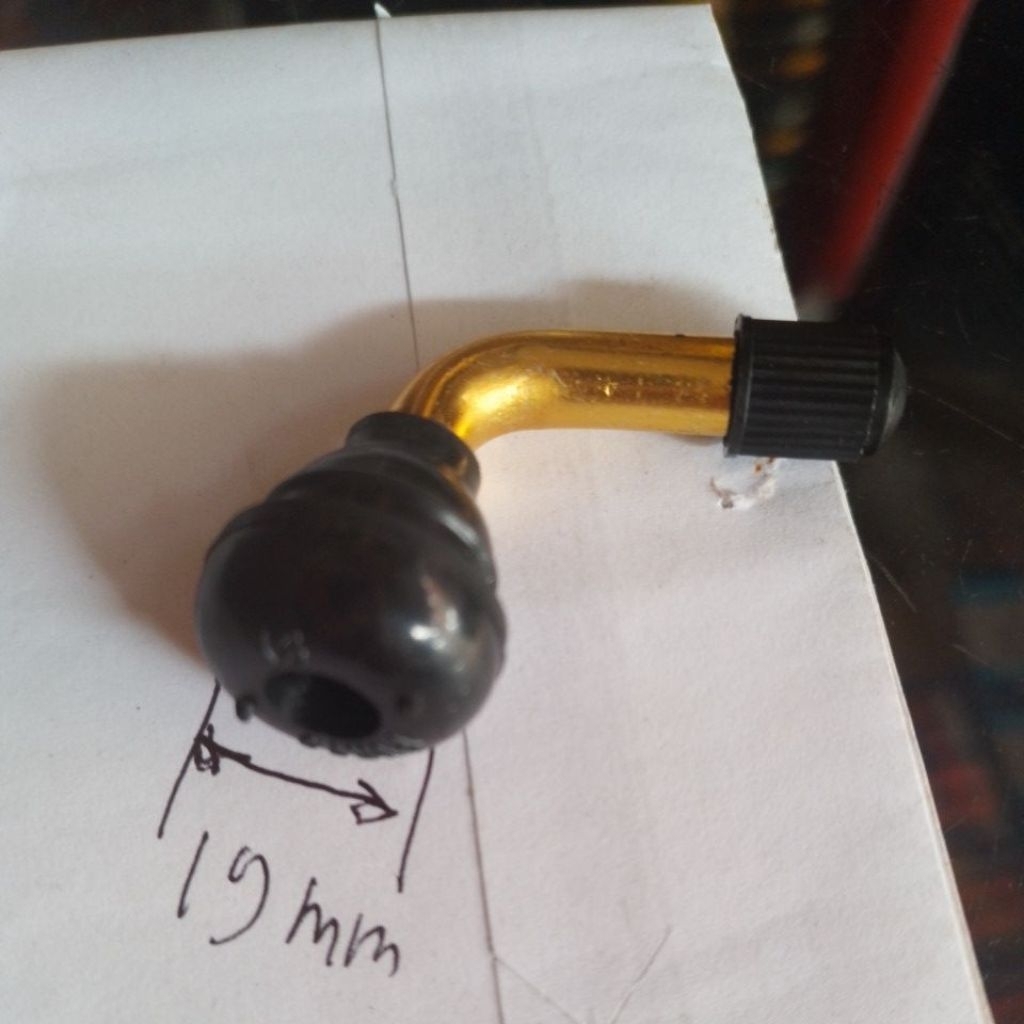 pentil tubeless karet bengkok PVR70 motor mobil tubles 1pc fino scoopy dll