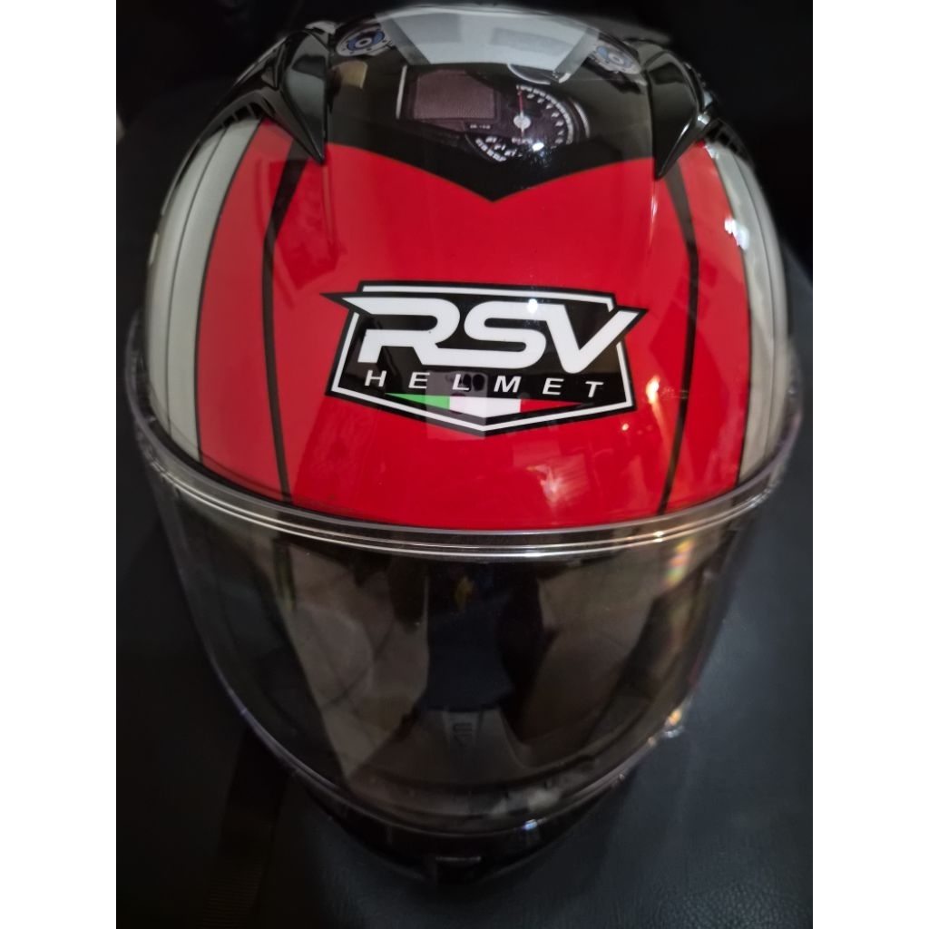 Helm RSV FF500 model Machine Red Black Fullface