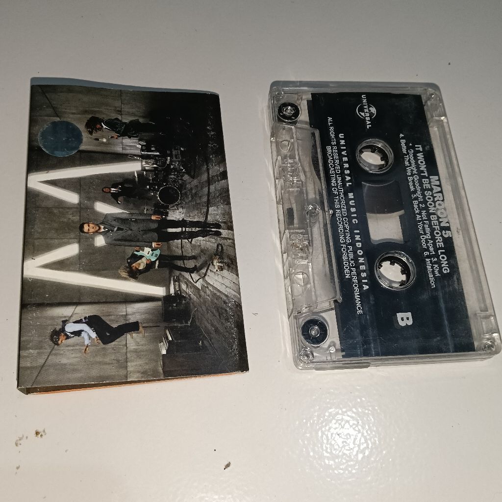 KASET PITA MAROON 5 - IT WONT BE SOON BEFORE LONG