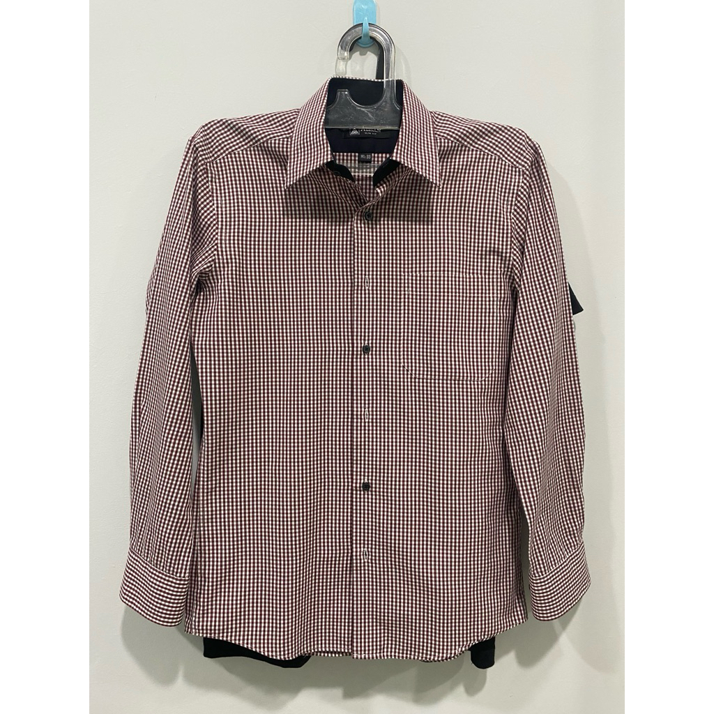 Kemeja lengan panjang kotak kotak Alisan small preloved