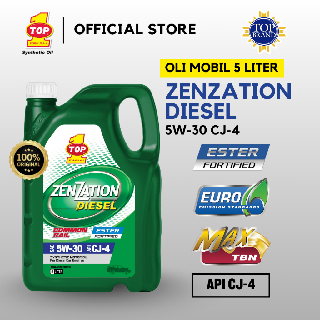 TOP 1 Oli Mobil ZENZATION DIESEL 5W-30 - 5 L