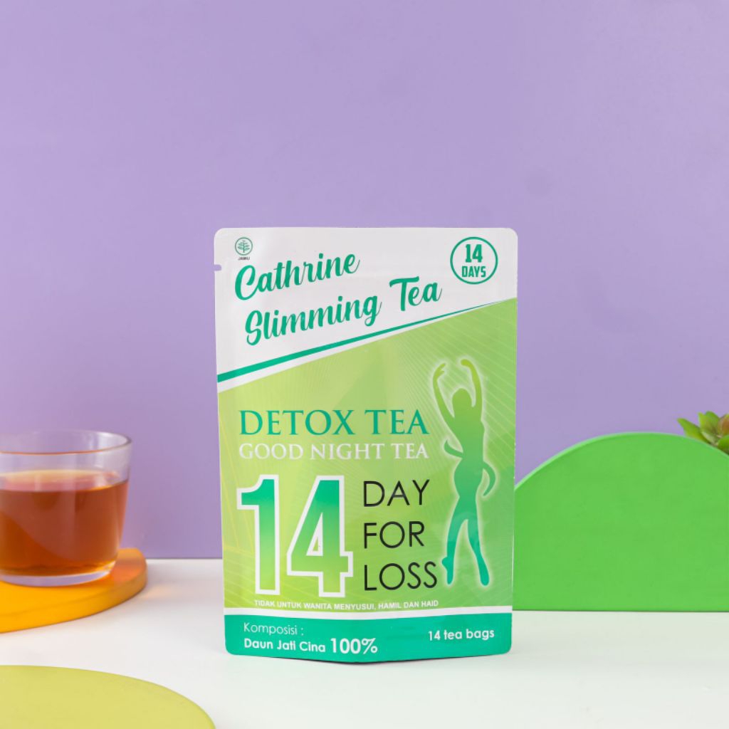 SLIMMING TEA DETOK LEMAK CATHERINESLIM