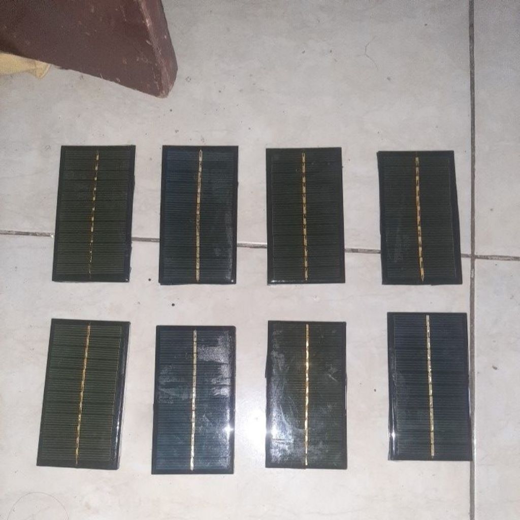 Panel surya 6v 1wp bekas project ( dapat 8 )