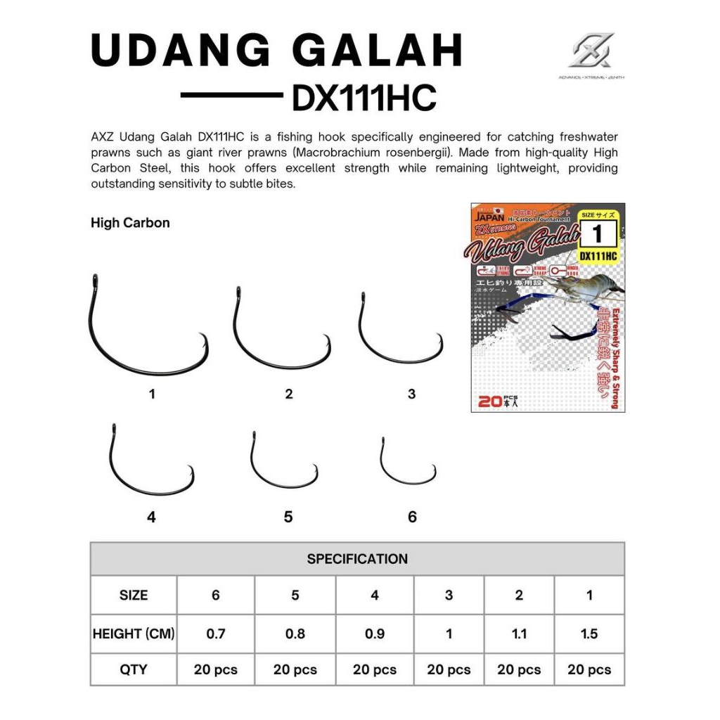 Kail AXZ UDANG GALAH