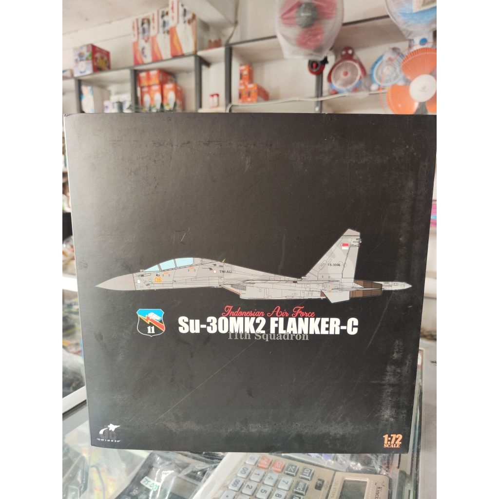 jc wings skala 1/72 SU-30MK2 FLANKER C INDONESIAN AIR FORCE  squadron udara 11 TNI AU pesawat nomor 