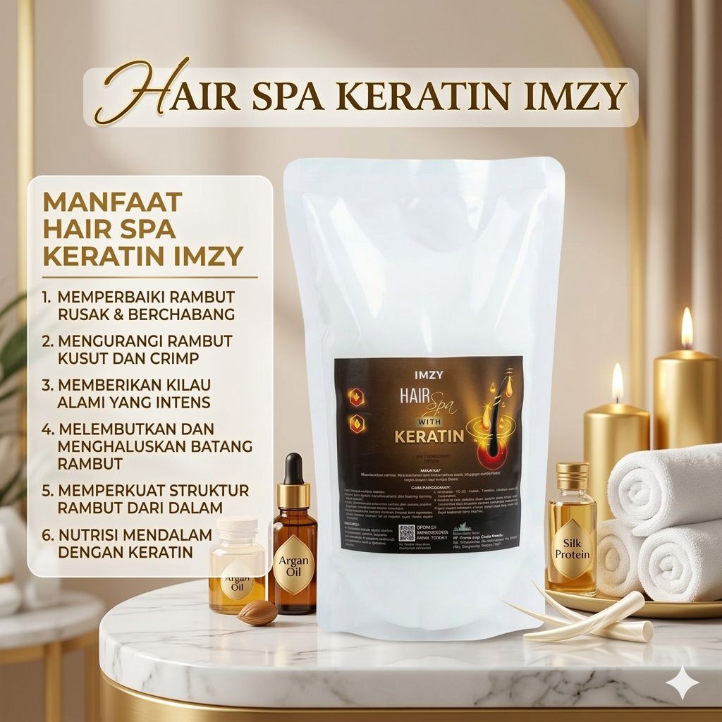 HAIR SPA / MASKER RAMBUT KERATIN SALON TREATMENT RAMBUT
