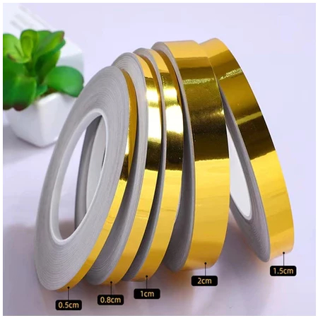 List Dinding List Lantai List Sticker Gold Silver Sudah Ada Lem Perekat