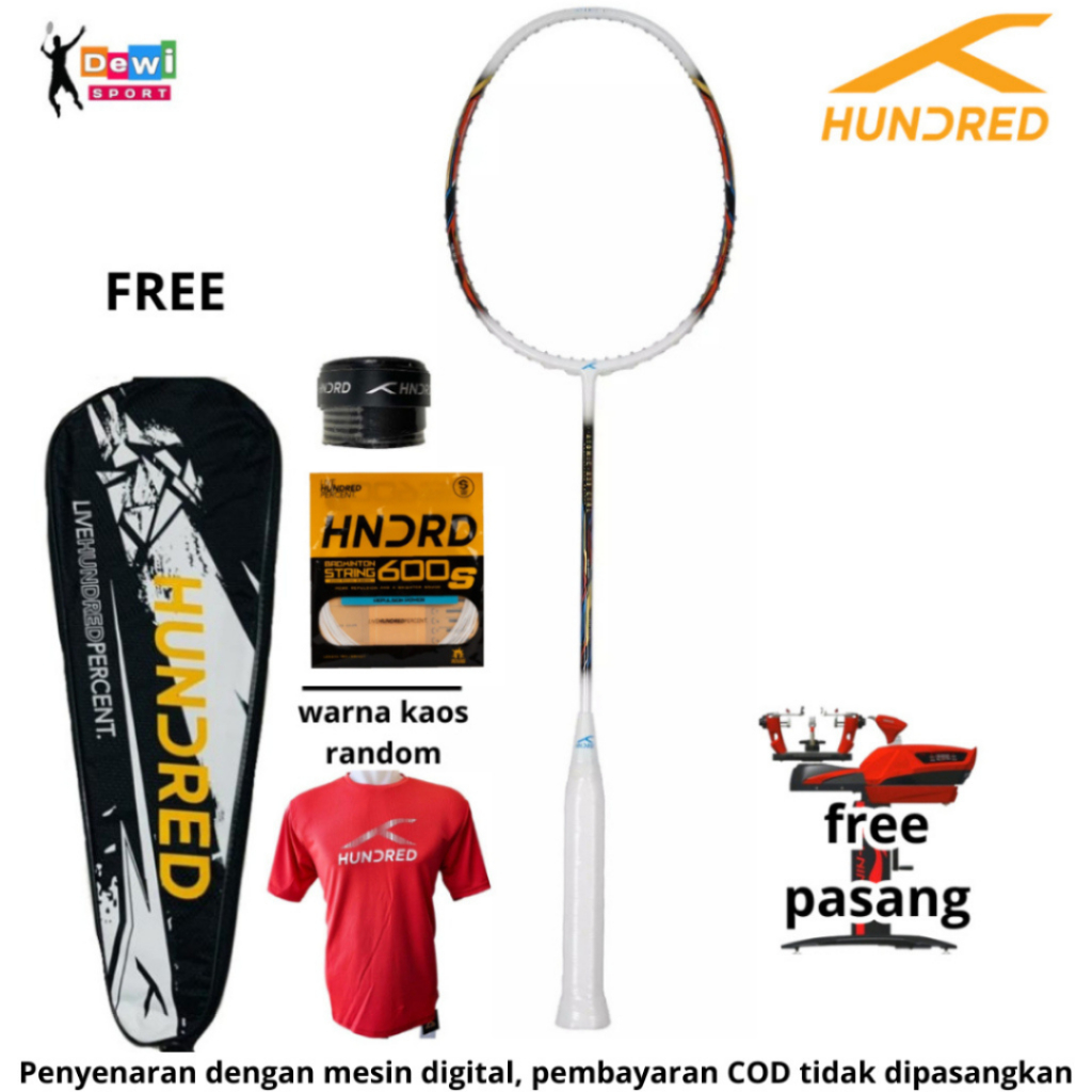 Raket Badminton HUNDRED ATOMIC X38 CTRL