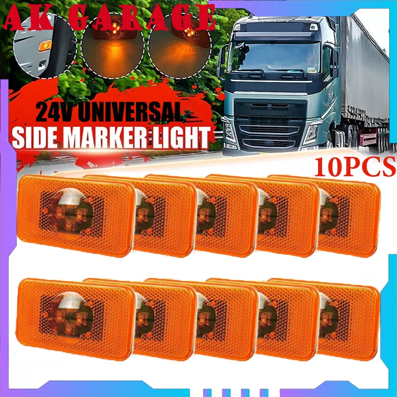 10/20PCS Lampu Sein Samping Truk LED Lampu Variasi Truk Lampu Lampu Truk Lampu Led Truklampu Led Tru