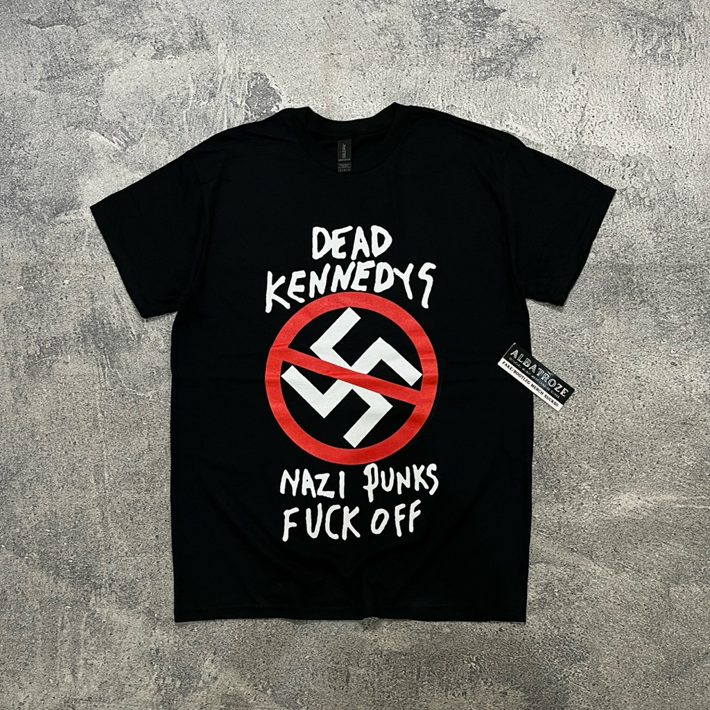 T-SHIRT / KAOS BAND OFFICIAL DEAD KENNEDYS - NAZI PUNKS FUCK OFF