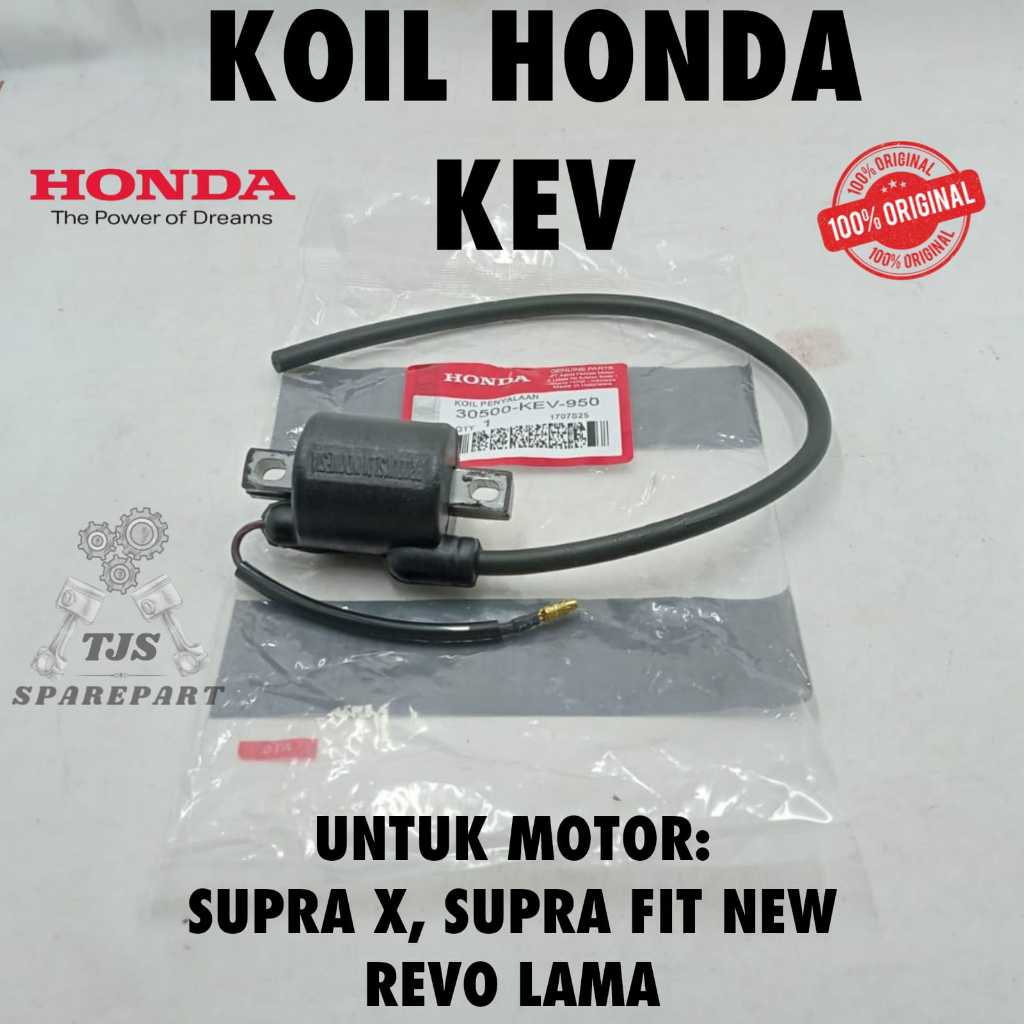 KOIL HONDA KEV BERKUALITAS ASLI ORIGINAL SUPRA, SUPRA X, SUPRA FIT NEW, REVO LAMA ORI BERGARANSI