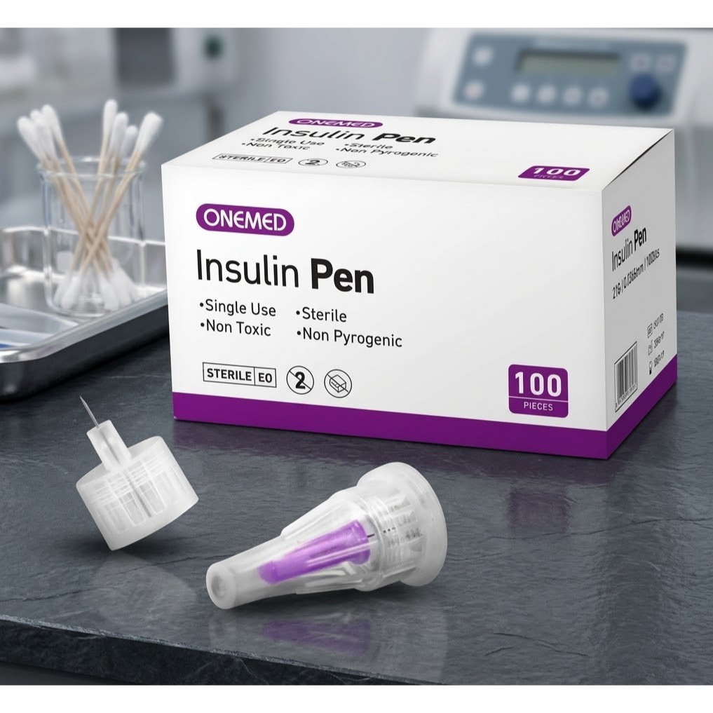 Jarum Insulin Pen Onemed 5mm Ecer Steril Pen Needle / Onemed Insulin Pen Needle 5mm Jarum Insulin Ec