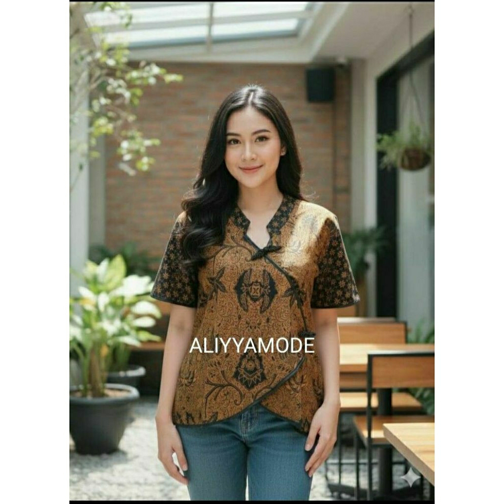 Blus Paris Batik Solo Blus Batik Wanita