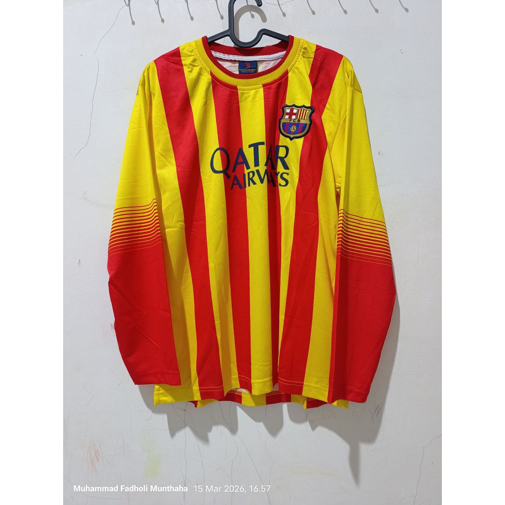 Jersey Langka (Multi Sport) Barcelona Away LS 2013/2014