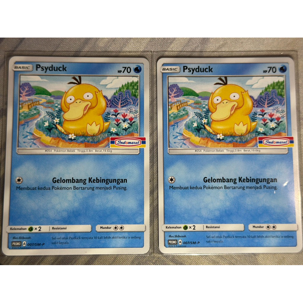 psyduck indomaret 2 pcs ( book shin PO )