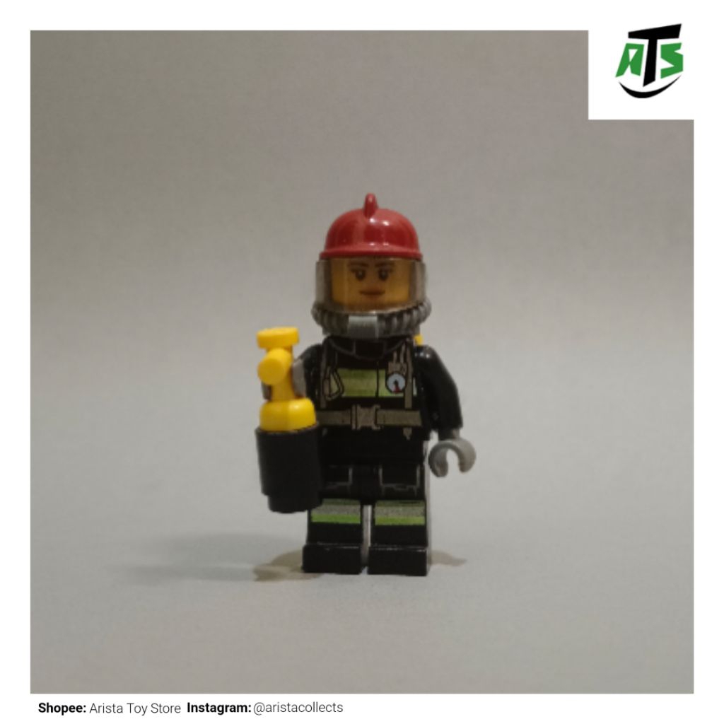 LEGO CITY Minifigure - FIREFIGHTER (Female)