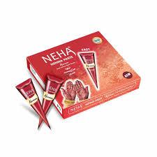 ( Jendela Kosmetik ) (Habisin Stok) 1 PCS Neha Henna Paste Maroon & Red & Black & Mirchi