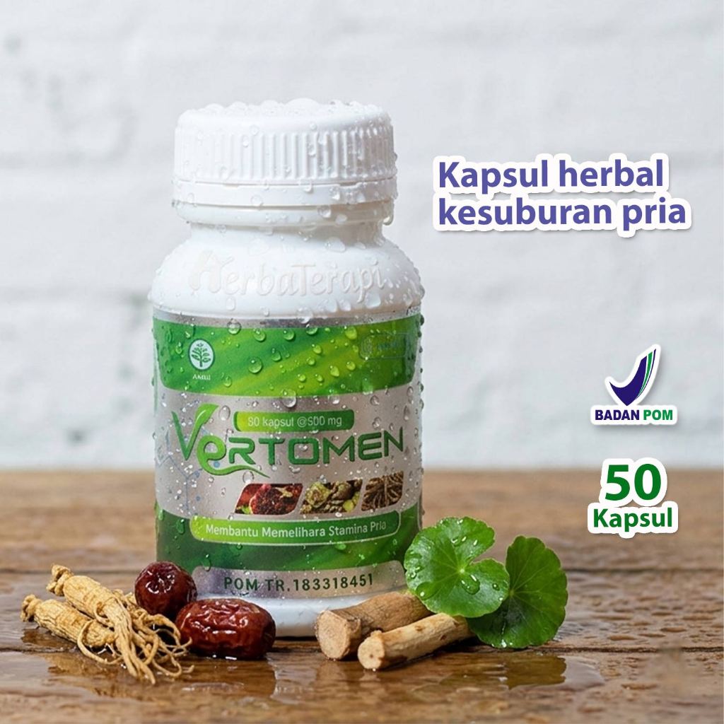 Vertomen - Suplemen Kesehatan Reproduksi Pria Sperma Sehat Subur