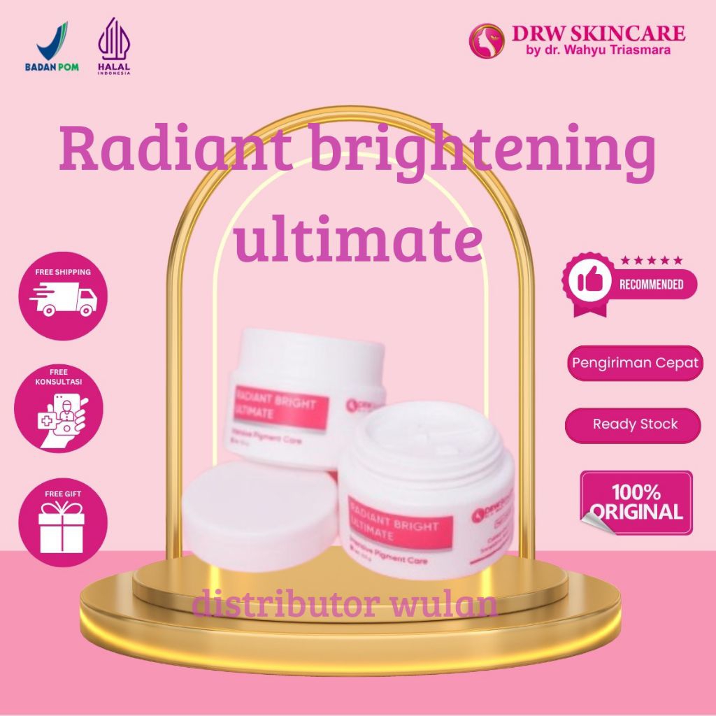 CREAM MALAM DRW SKINCARE FLEK HITAM KRIM RADIANT GLOWING BRIGHTENING ORIGINAL OFFICAL STORE