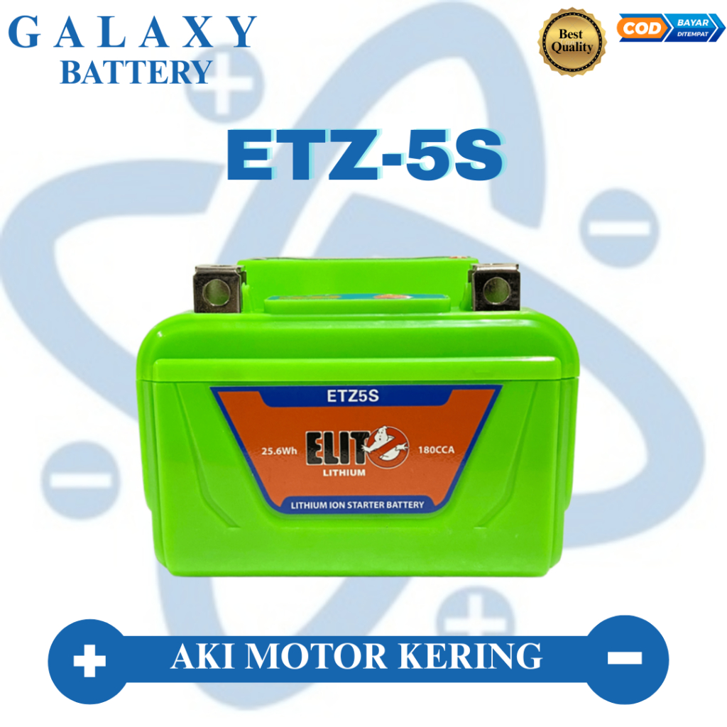 Aki Lithium Accu Motor Lithium Ion Starter Battery Elito 12V cca 180 - Battery Lithium - Aki Motor G