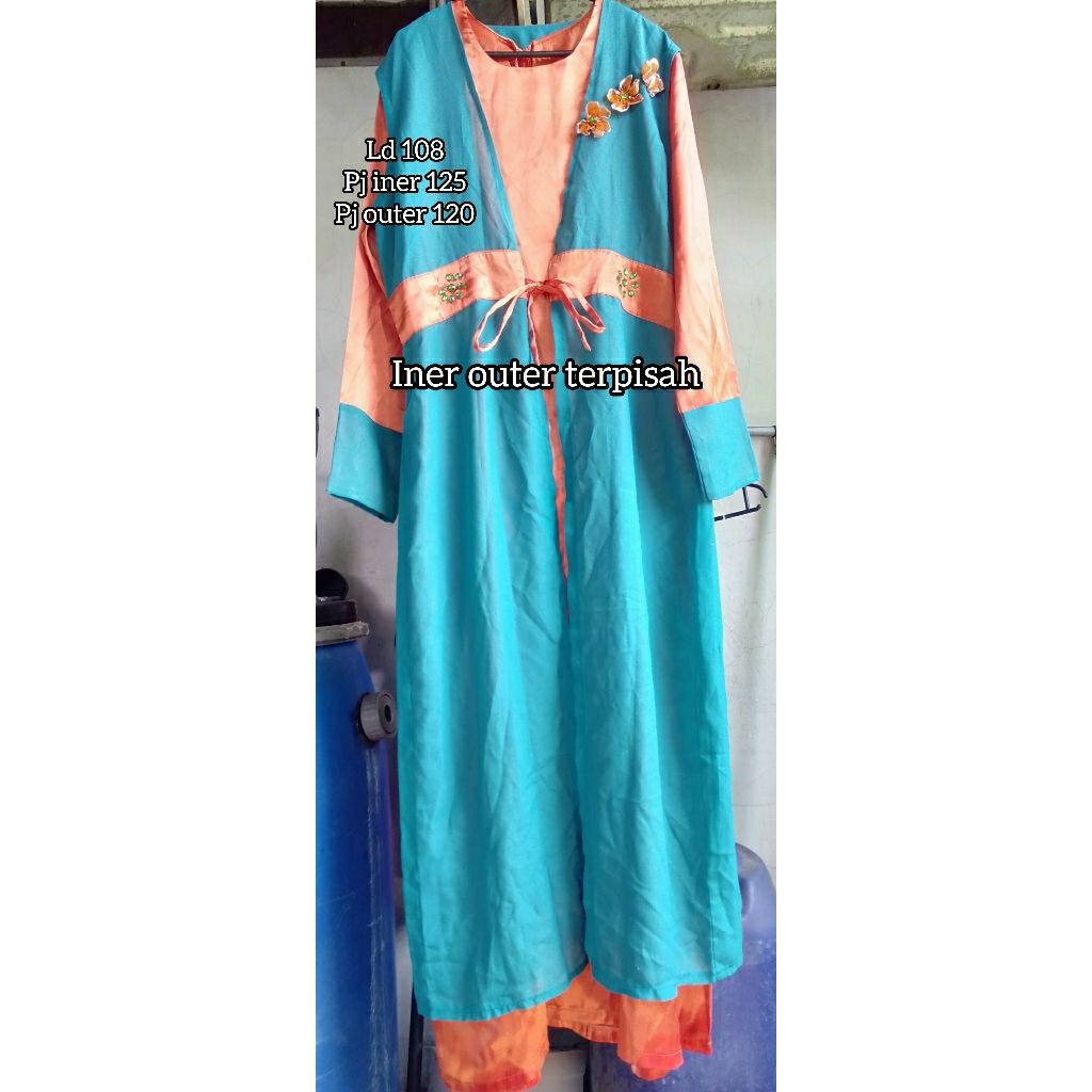 Gamis Wanita inner+outer terpisah(pl)