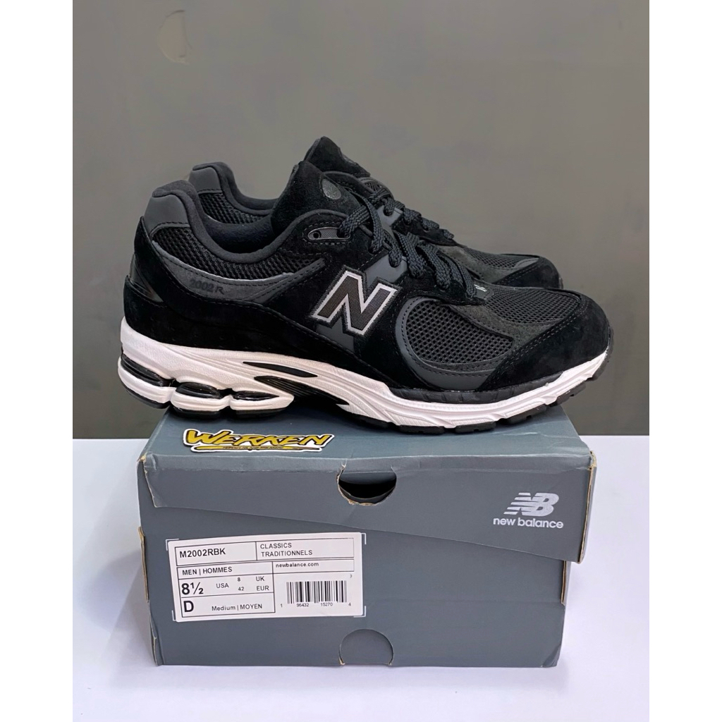 New Balance 2002R Black Gunmetal M2002RBK (ORIGINAL RESMI BNIB)