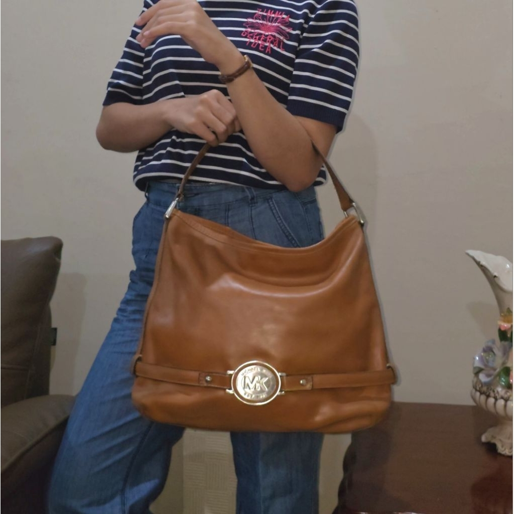 Tas Michael Kors Tote Coklat Preloved/Second