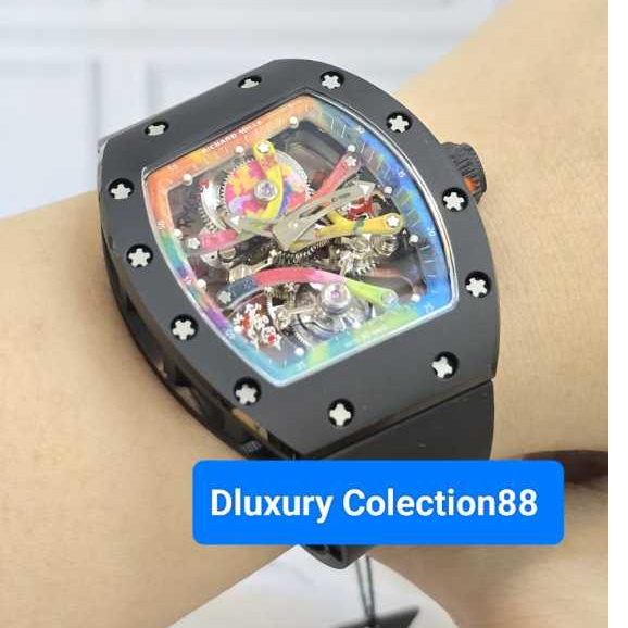 Jam Tangan RM Cyril Kongo Velcro Titanium 68-01 CA-TPZ Tourbillon Swiss Automatic