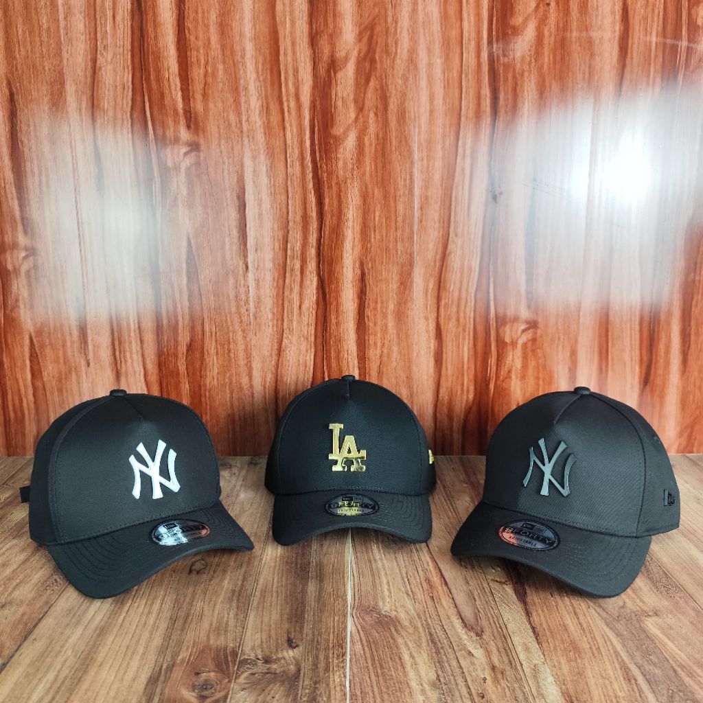 Topi Baseball NY & LA Plat Besi From NE