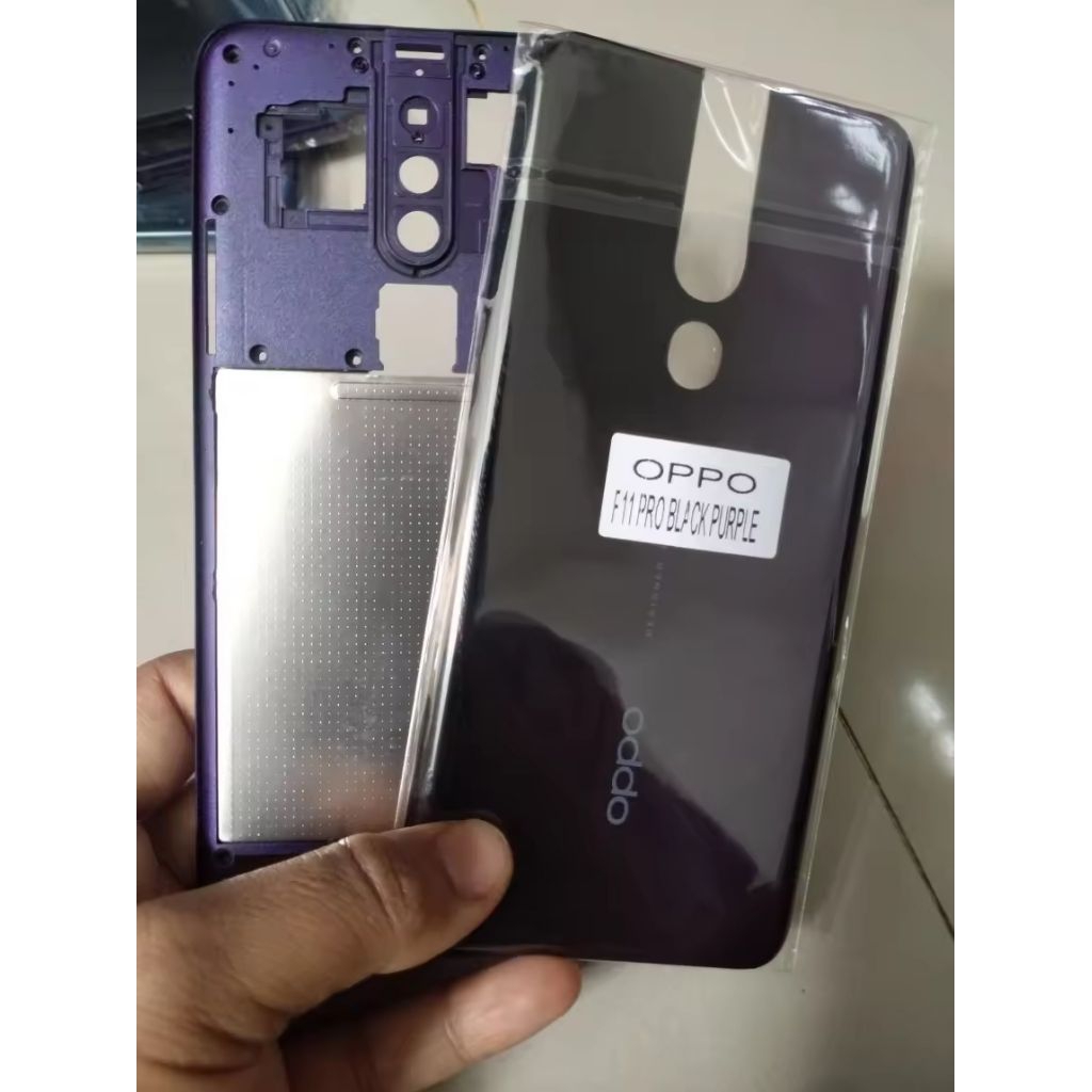 casing housing kesing fullset bezel + backdoor oppo f11 pro Original.